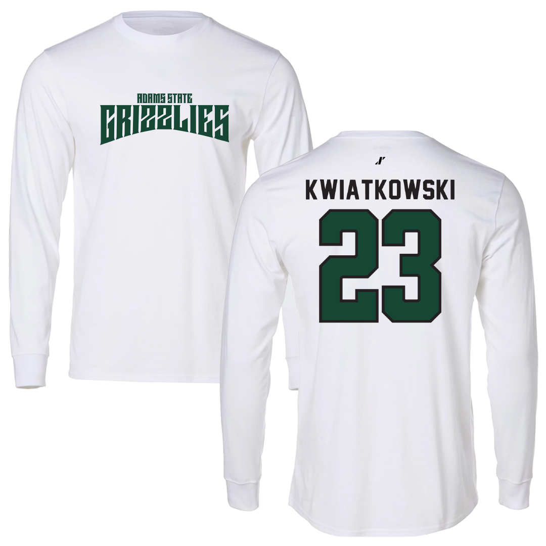 Adams State University Soccer White Classic Long Sleeve - #23 Hailey Kwiatkowski