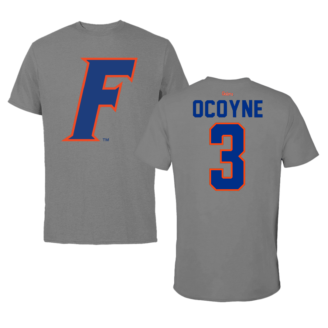 University of Florida Soccer Dark Gray Performance Tee - #3 Tatum OCoyne