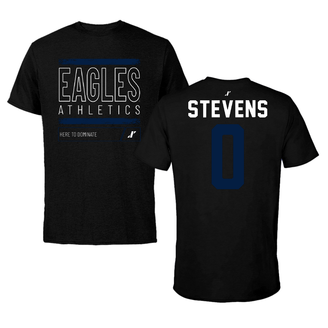 Georgia Southern University Baseball Black Dominate Tee - #0 Julian Stevens