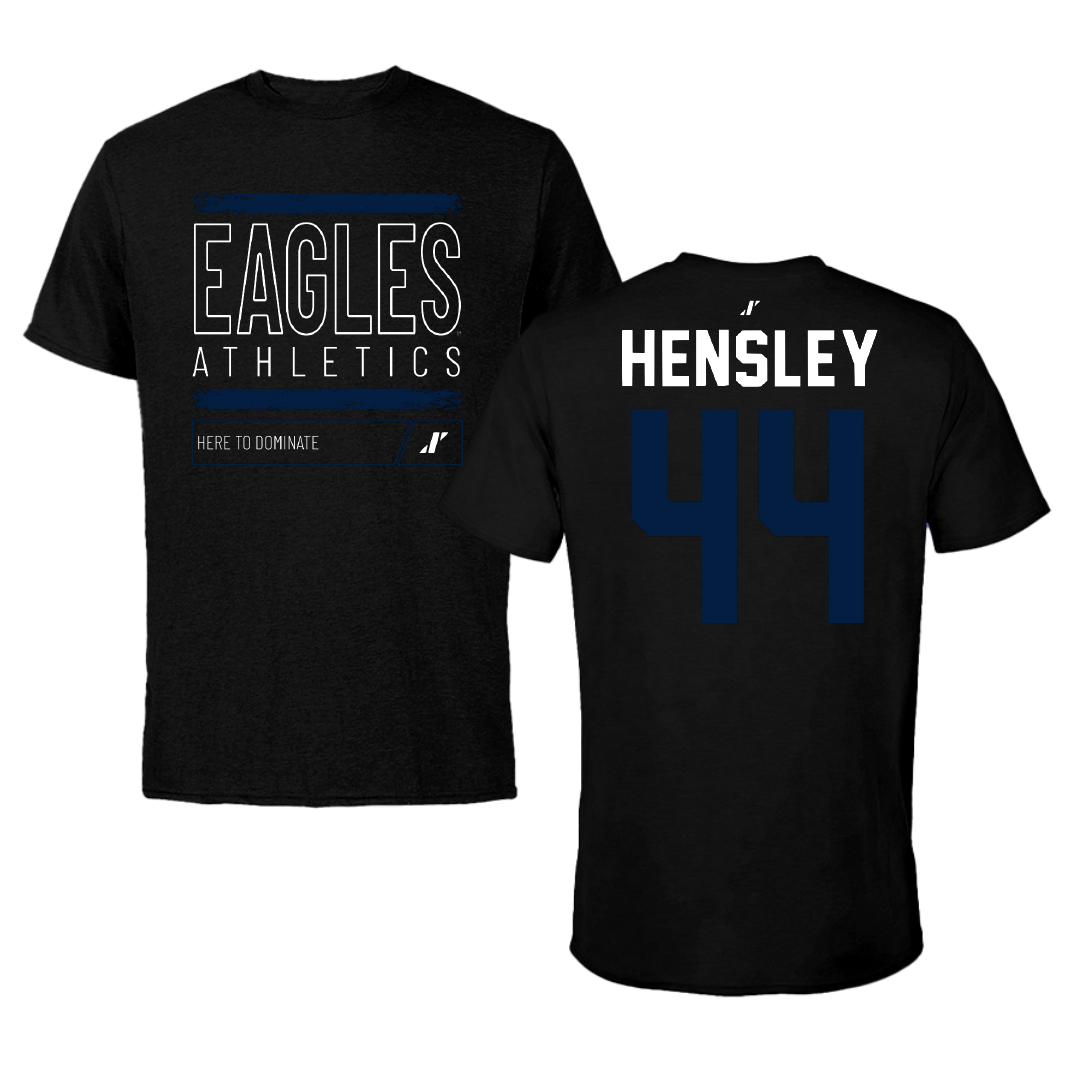 Georgia Southern University Baseball Black Dominate Tee - #44 Connor Hensley