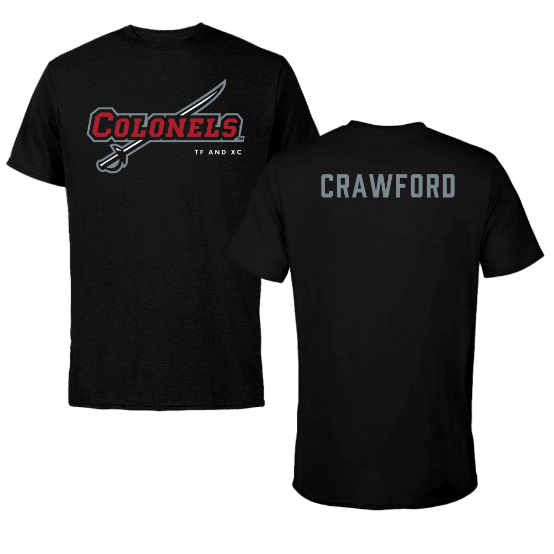 Nicholls State University TF and XC Black Performance Tee - Michael Crawford