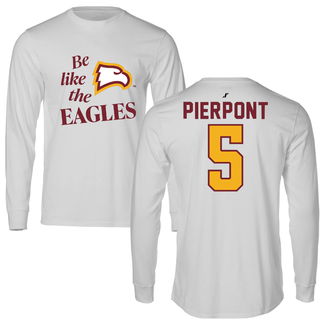 Winthrop University Lacrosse Light Gray Be Like Us Performance Long Sleeve - #5 Gabrielle Pierpont
