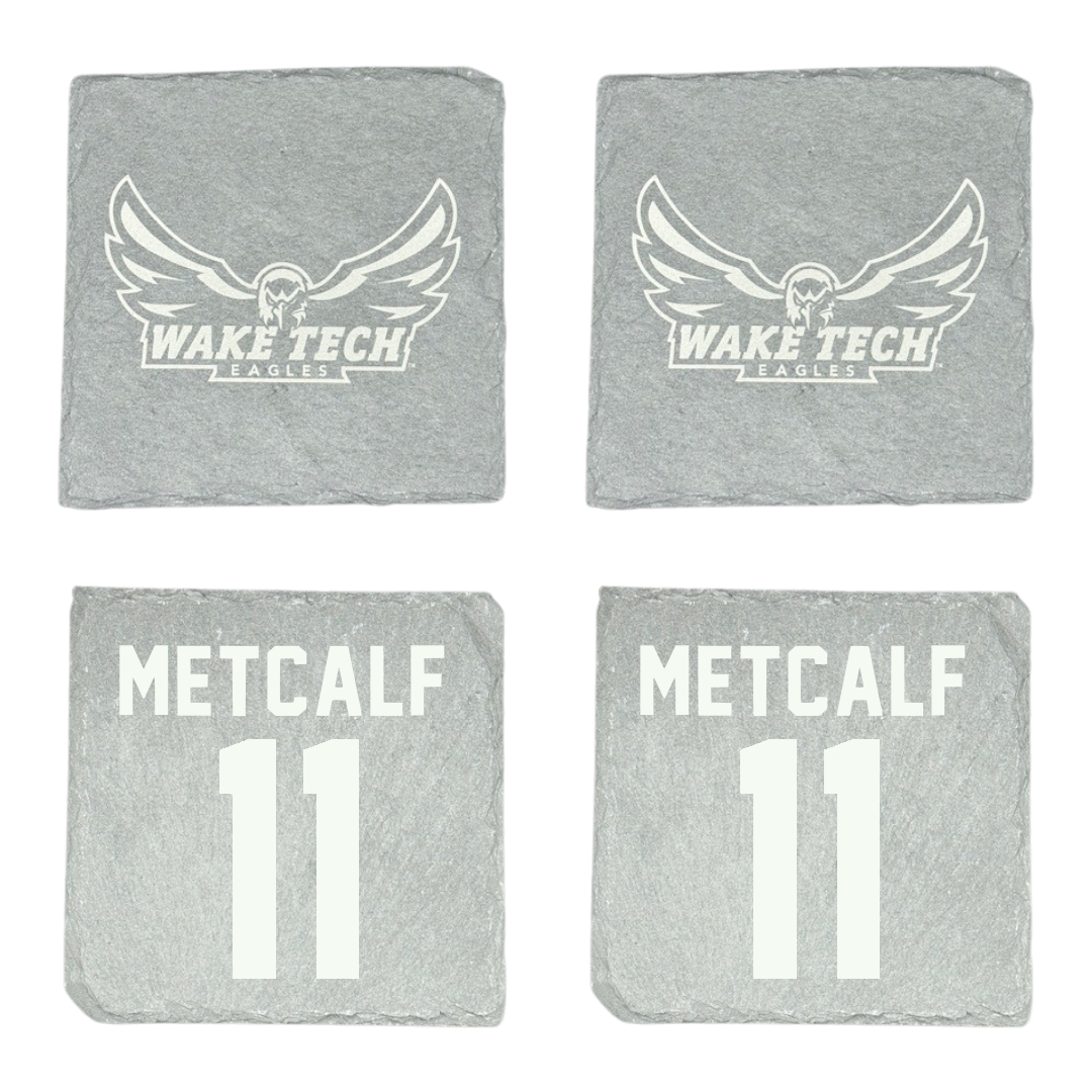 Wake Tech Community College Soccer Stone Coaster (4 Pack)  - #11 Daniel Metcalf