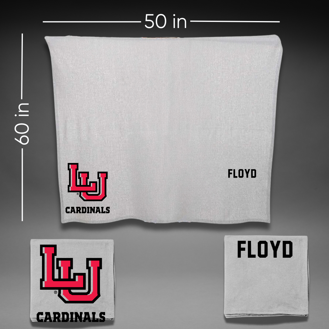 Lamar University Cheer Gray Blanket - Laci Floyd