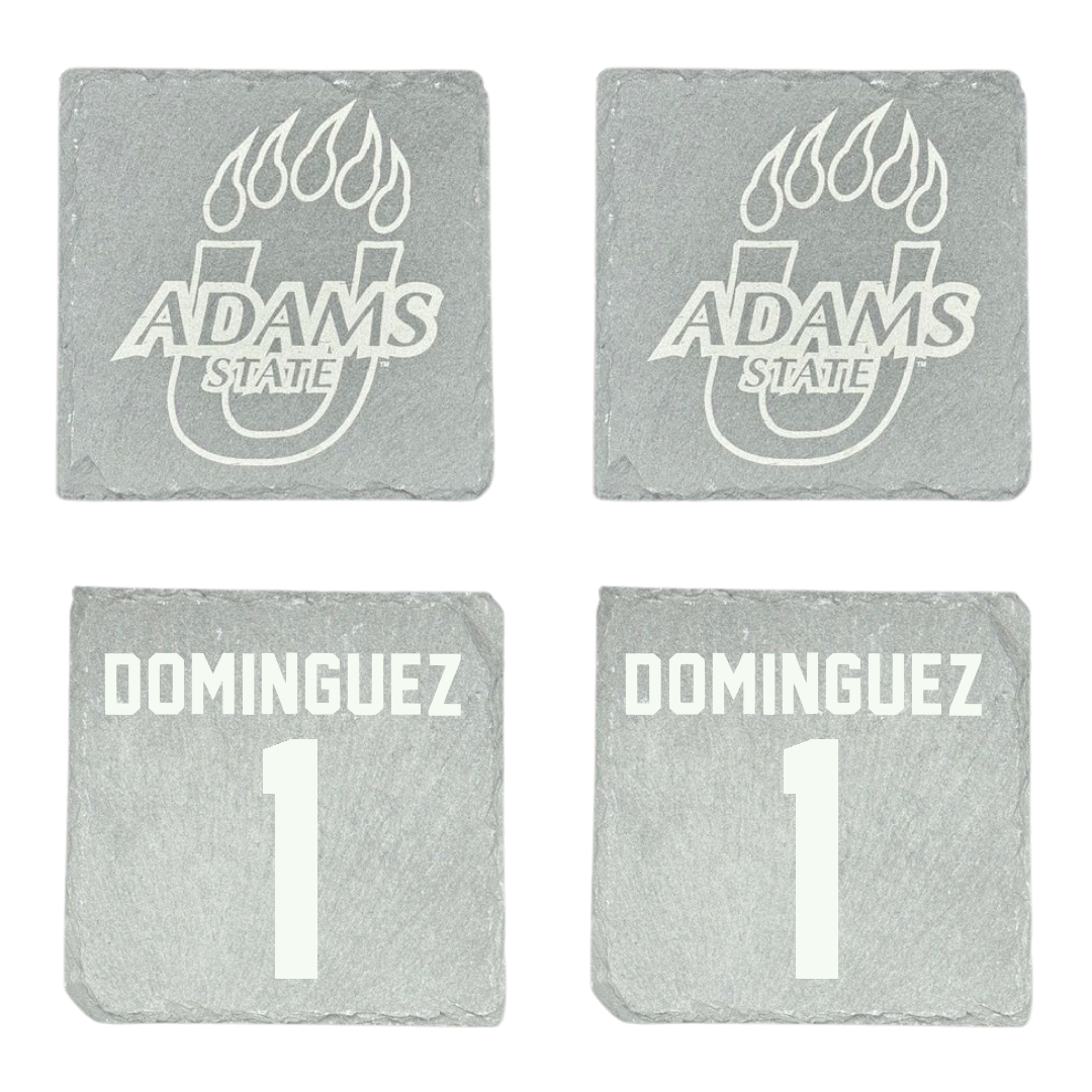 Adams State University Basketball Stone Coaster (4 Pack)  - #1 Harmanie Dominguez