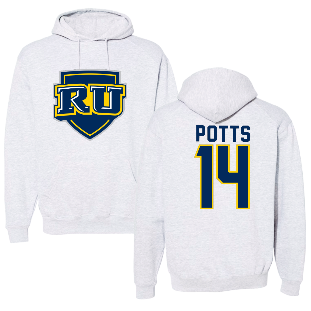 Regis University (Colorado) Softball Light Gray Hoodie - #14 Caitlyn Potts