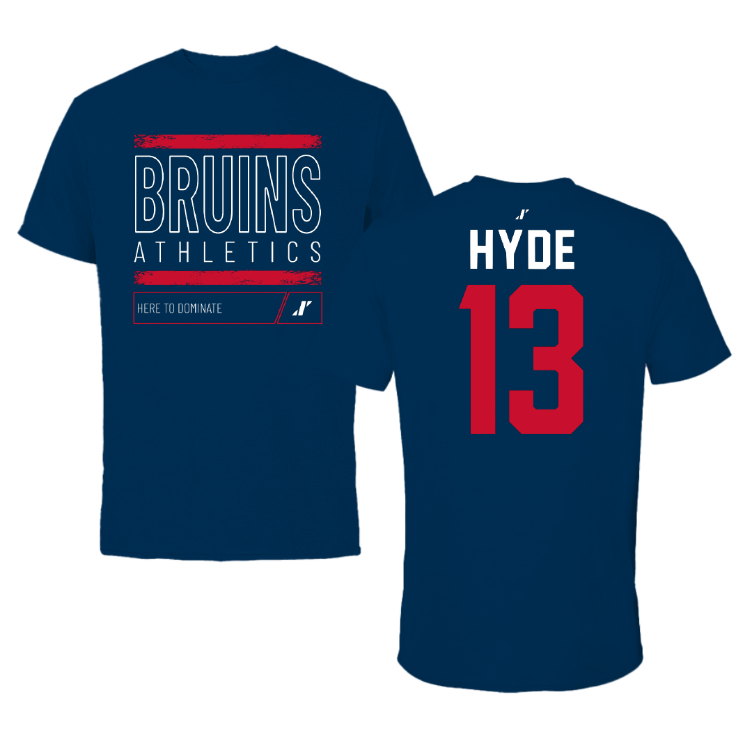Belmont University Basketball Navy Dominate Performance Tee - #13 Claire Hyde