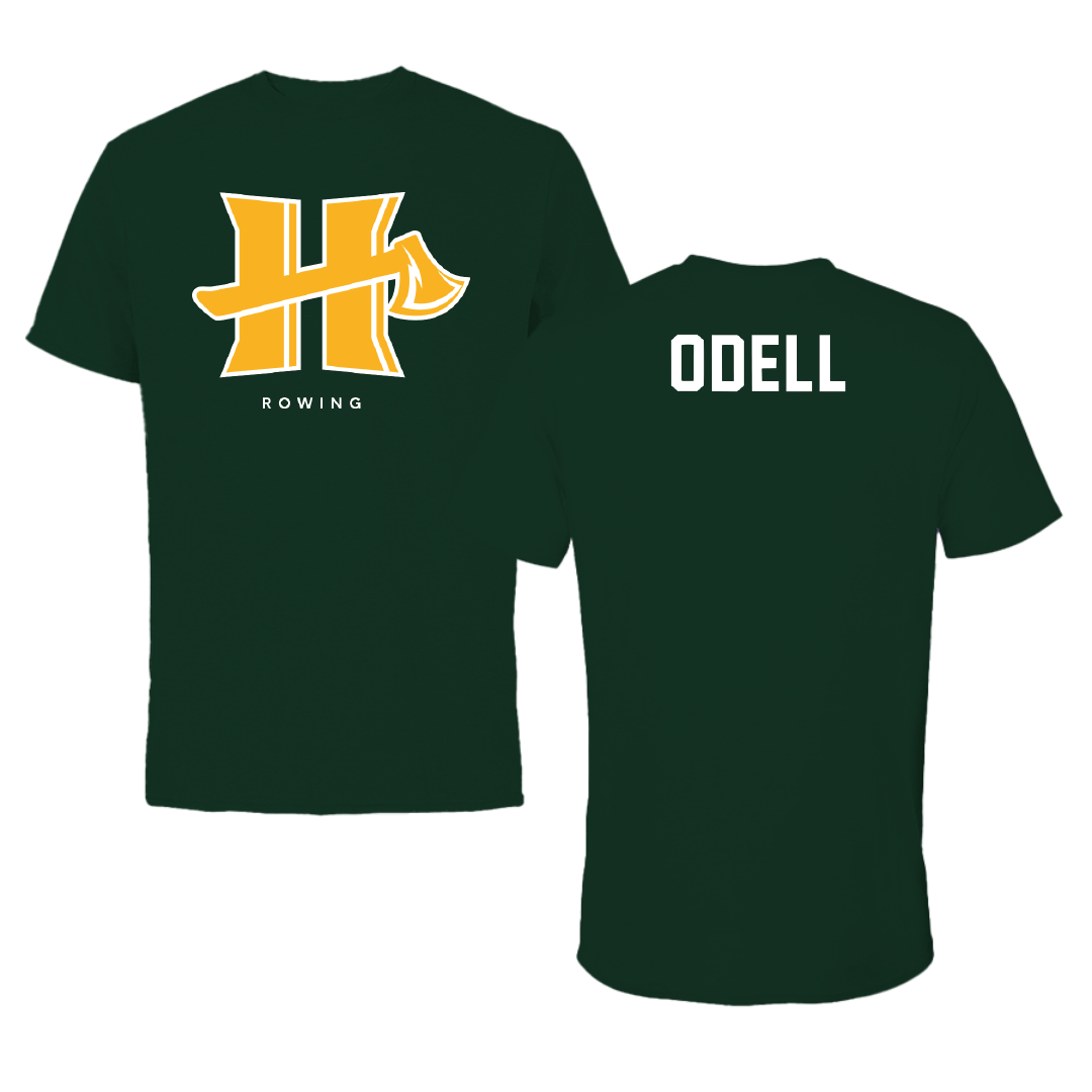 Cal Poly Humboldt Rowing Forest Green Tee - Margaret Odell