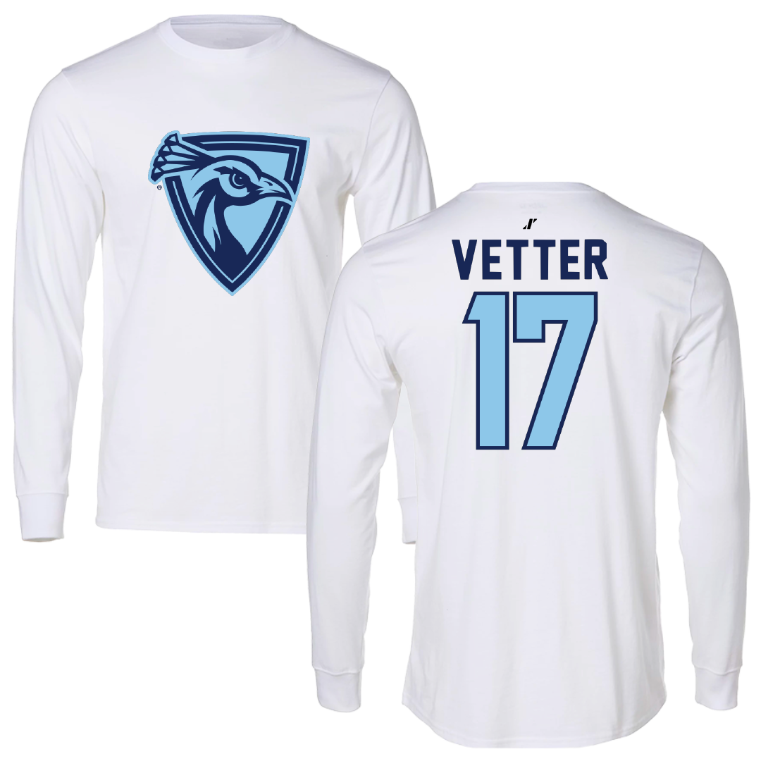 Upper Iowa University Softball White Performance Long Sleeve - #17 Delaney Vetter