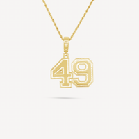 Gold Presidents Pendant and Chain - #49 Quin Bannon