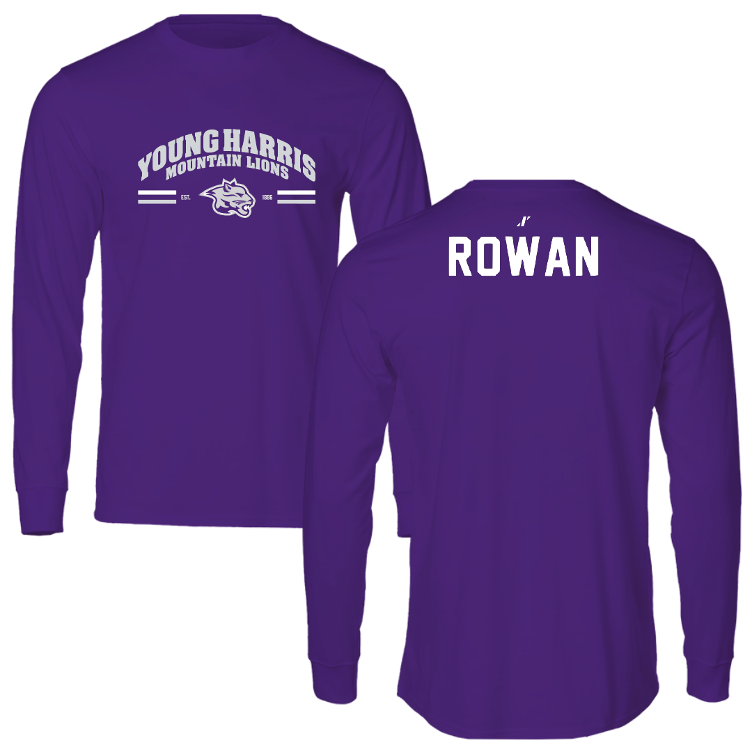 Young Harris College Tennis Purple General Long Sleeve - Parker Rowan