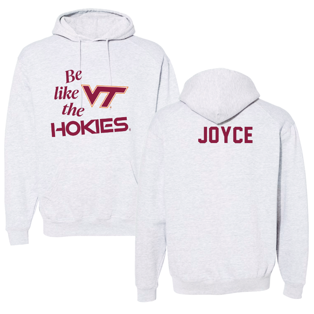 Virginia Tech Dance Light Gray Be Like Us Hoodie - Kendall Joyce