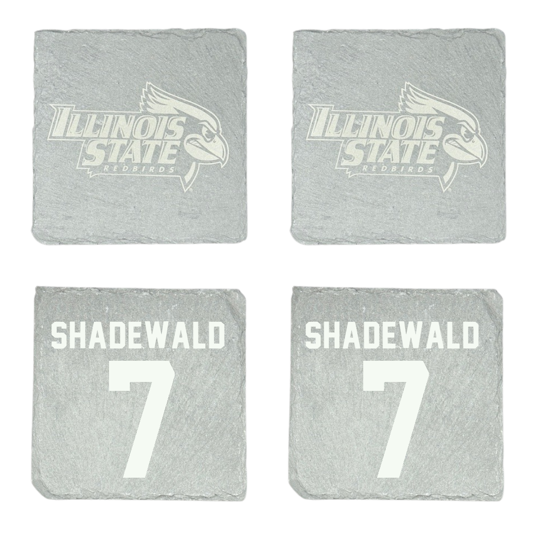 Illinois State University Volleyball Stone Coaster (4 Pack)  - #7 Aida Shadewald