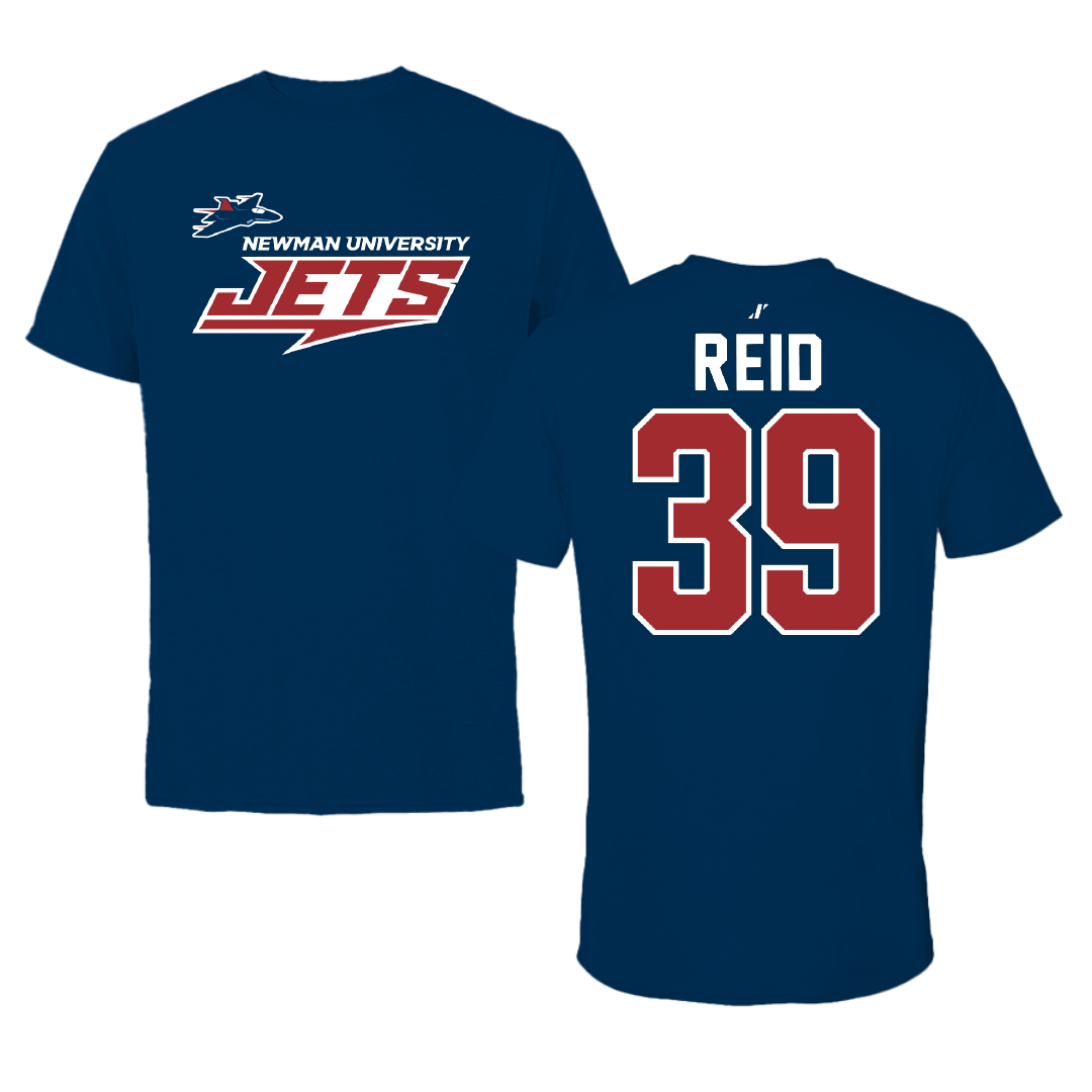 Newman University Soccer Navy General Tee - #39 Tahj Reid