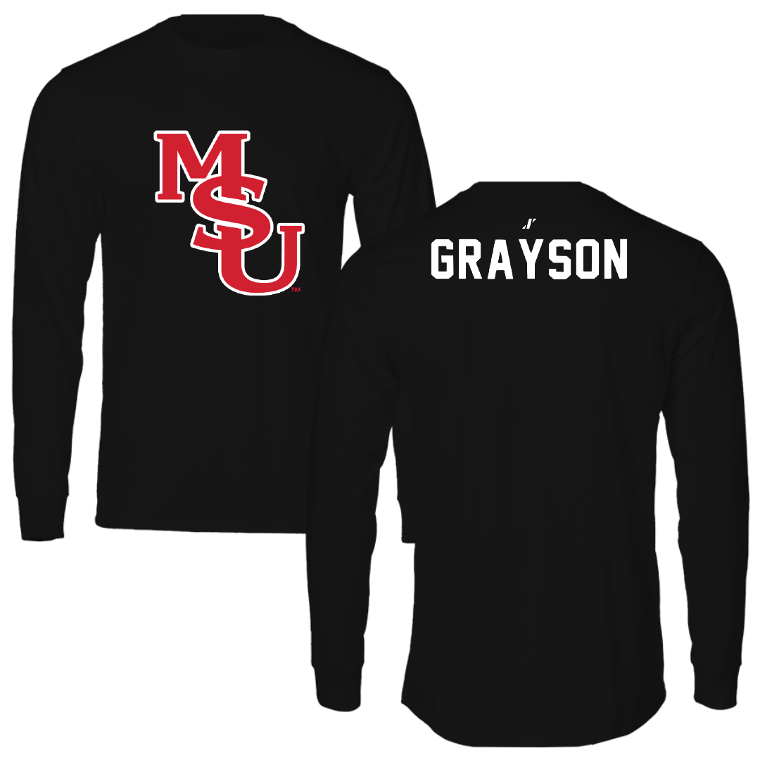 Minot State University Golf Black Long Sleeve - Winston Grayson