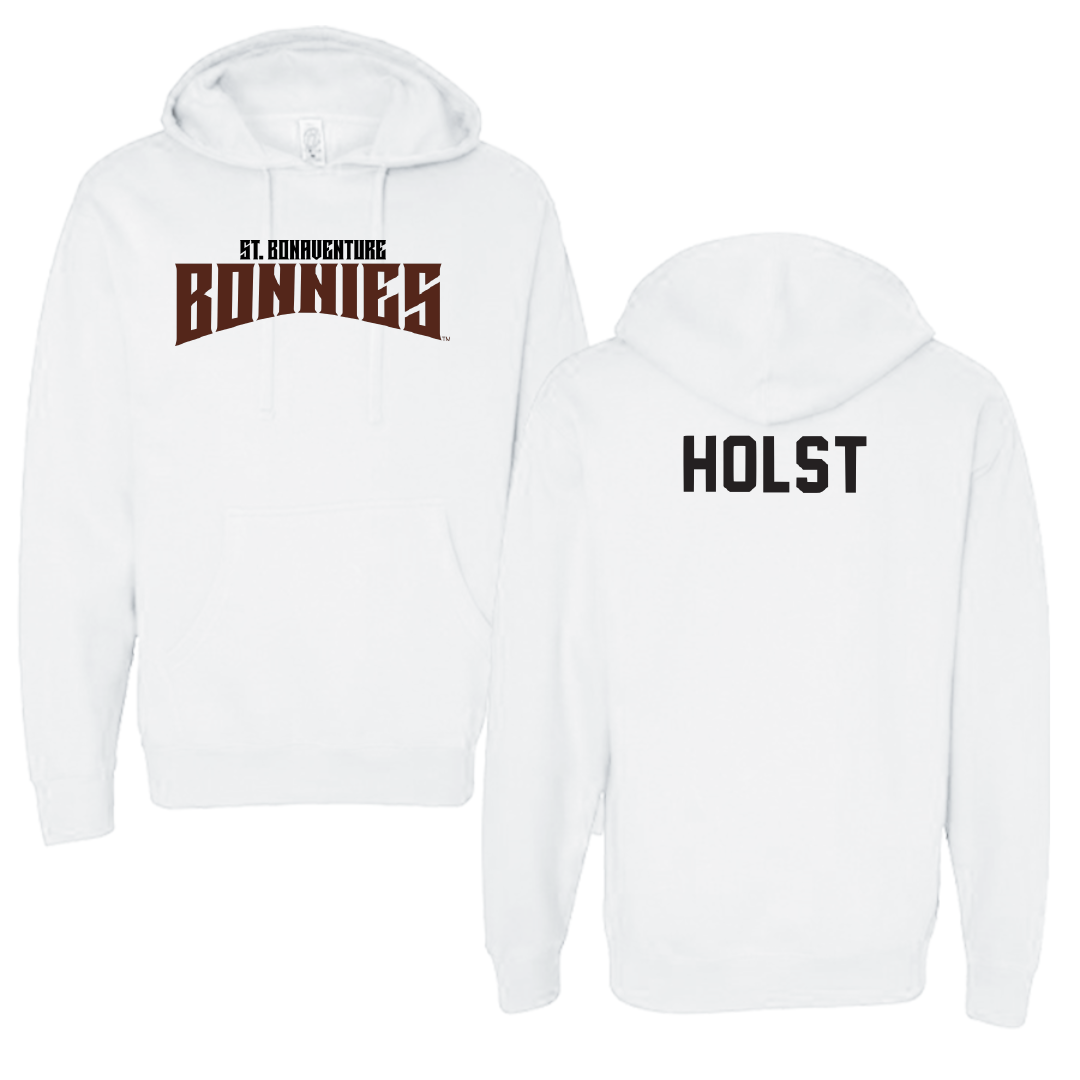 St. Bonaventure University Swimming & Diving White Classic Hoodie - Maggie Holst