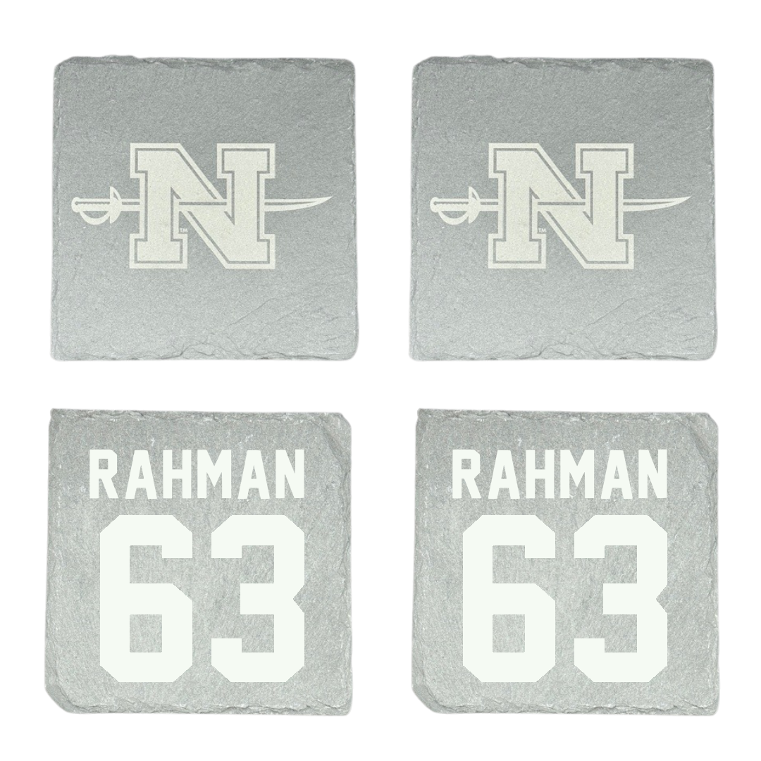 Nicholls State University Football Stone Coaster (4 Pack)  - #63 Hamza Rahman