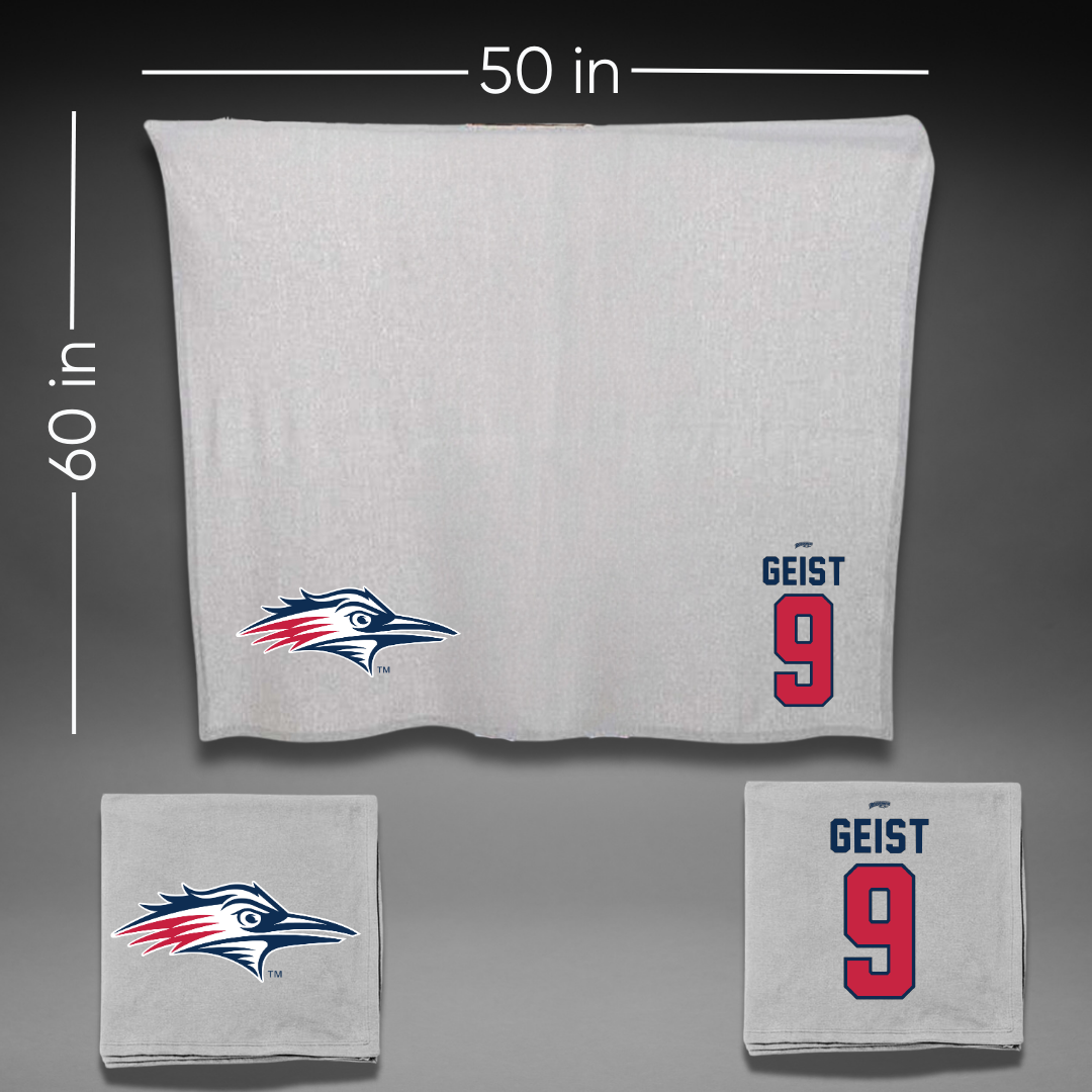 Metropolitan State University of Denver Softball Gray Blanket - #9 Jaiden Geist