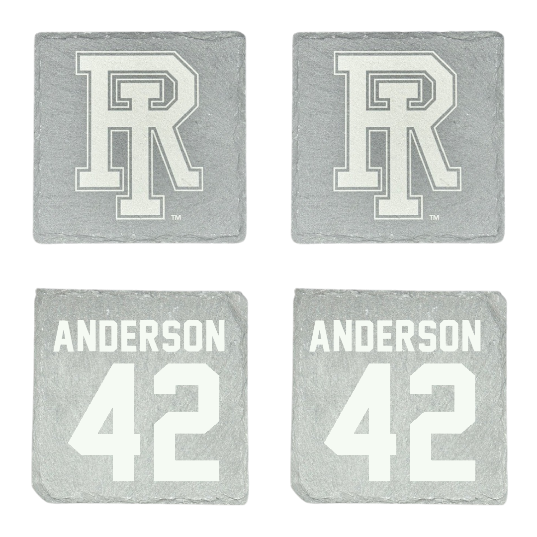 University of Rhode Island Baseball Stone Coaster (4 Pack)  - #42 Michael Anderson
