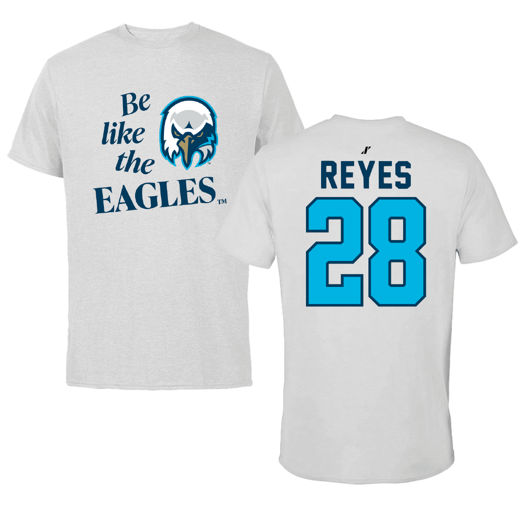 Wake Tech Community College Soccer Light Gray Be Like Us Performance Tee - #28 Carmen Reyes