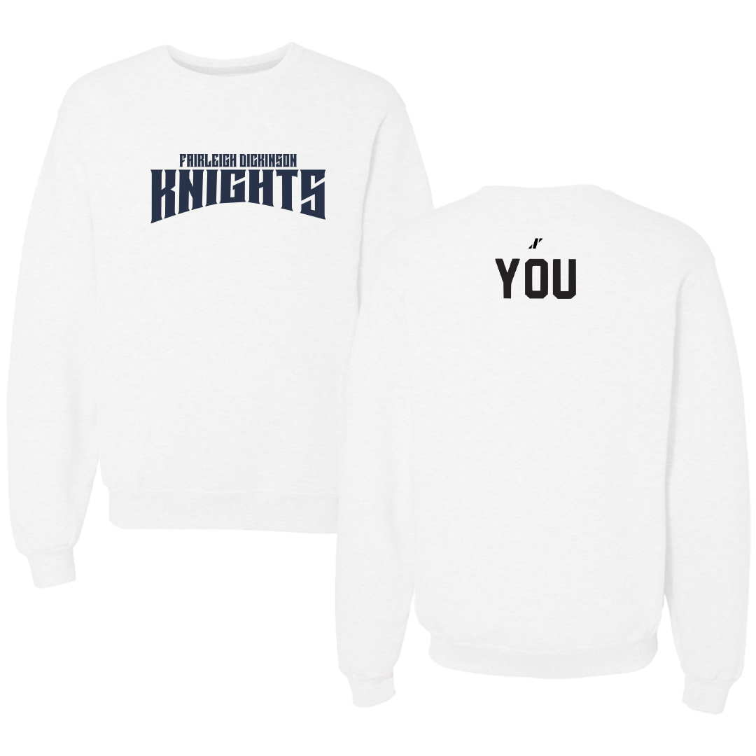Fairleigh Dickinson University-Metropolitan Campus Golf White Classic Crewneck - Kaitlyn You
