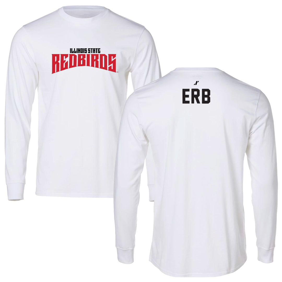 Illinois State University Cross Country White Classic Long Sleeve - Grace Erb