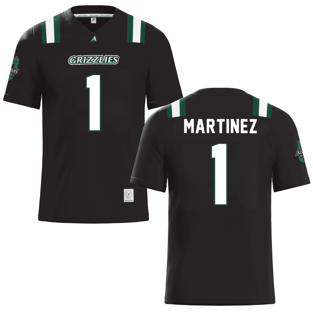 Adams State University Black Football Jersey - Tristen Martinez