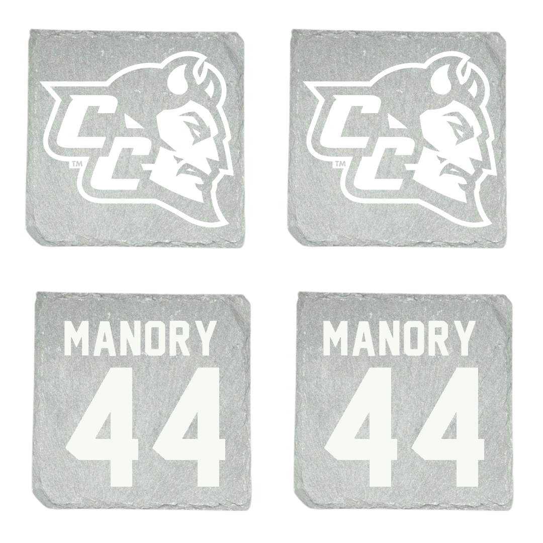 Central Connecticut State University Softball Stone Coaster (4 Pack)  - #44 Adriana Manory
