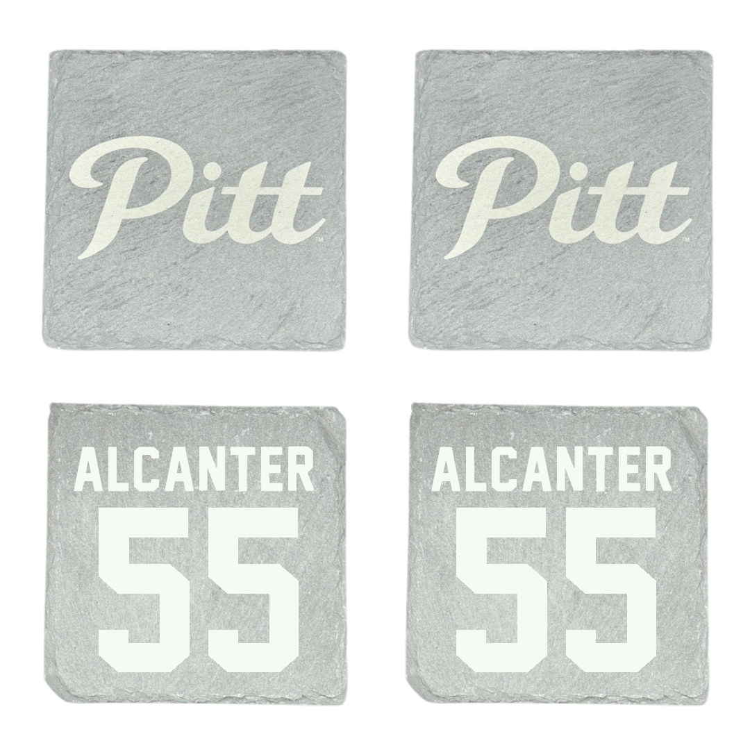 Pittsburg State University Football Stone Coaster (4 Pack)  - #55 Rhylan Alcanter