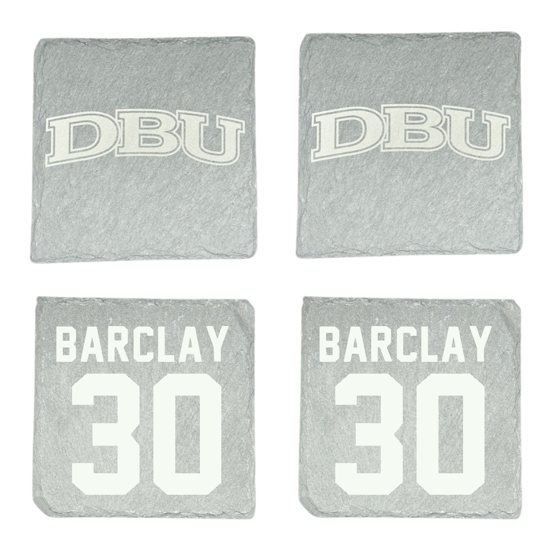 Dallas Baptist University Soccer Stone Coaster (4 Pack)  - #30 Paige Barclay
