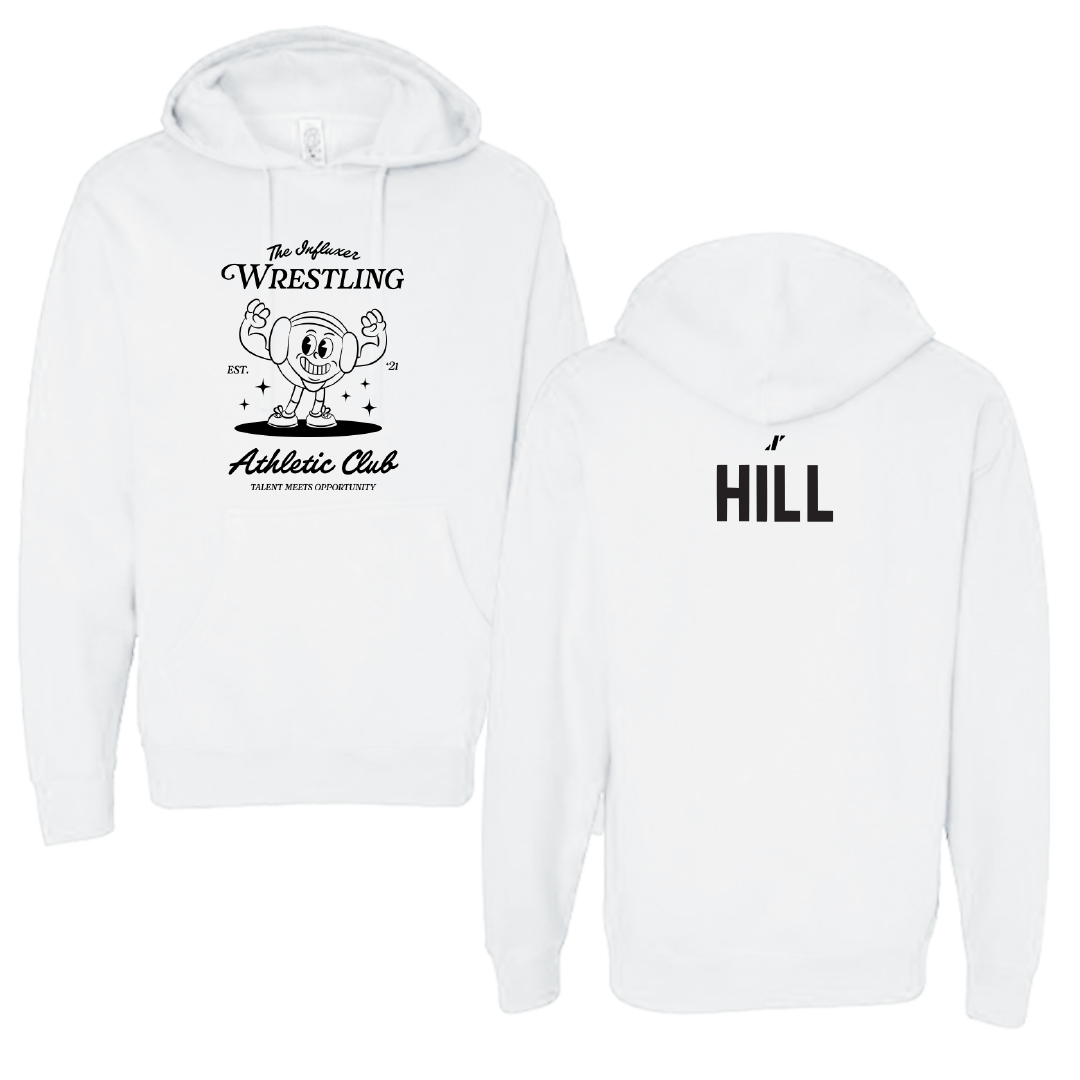Wrestling White Influxer Athletic Club Hoodie - Jared Hill