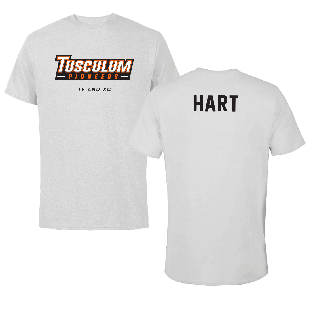 Tusculum University TF and XC Light Gray Performance Tee - Jahzara Hart