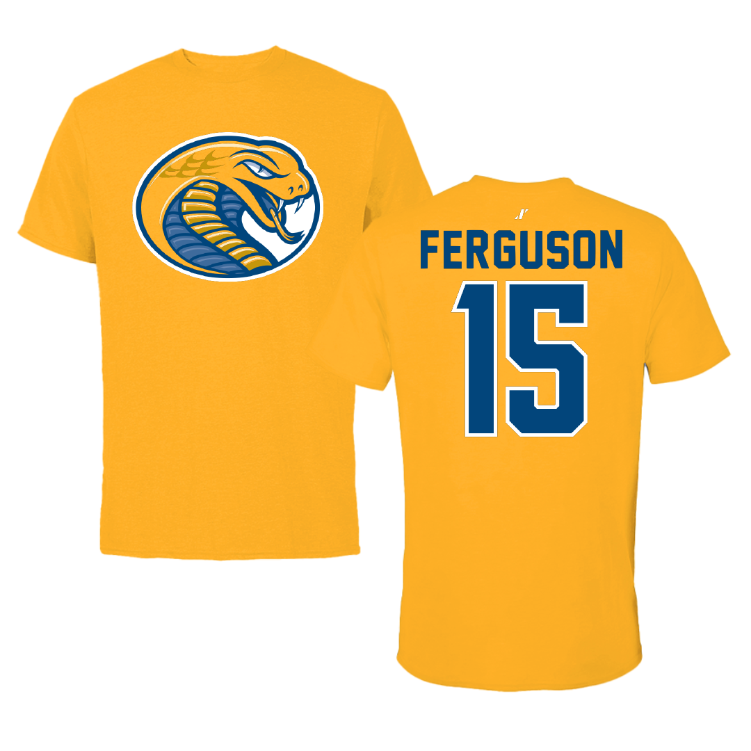 Coker University Basketball Gold Tee - #15 Dasia Ferguson