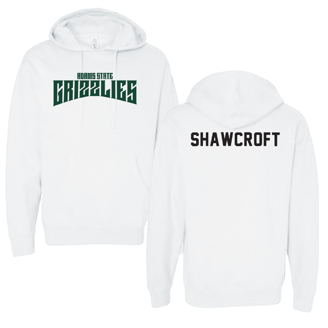 Adams State University Baseball White Classic Hoodie - Byron Shawcroft