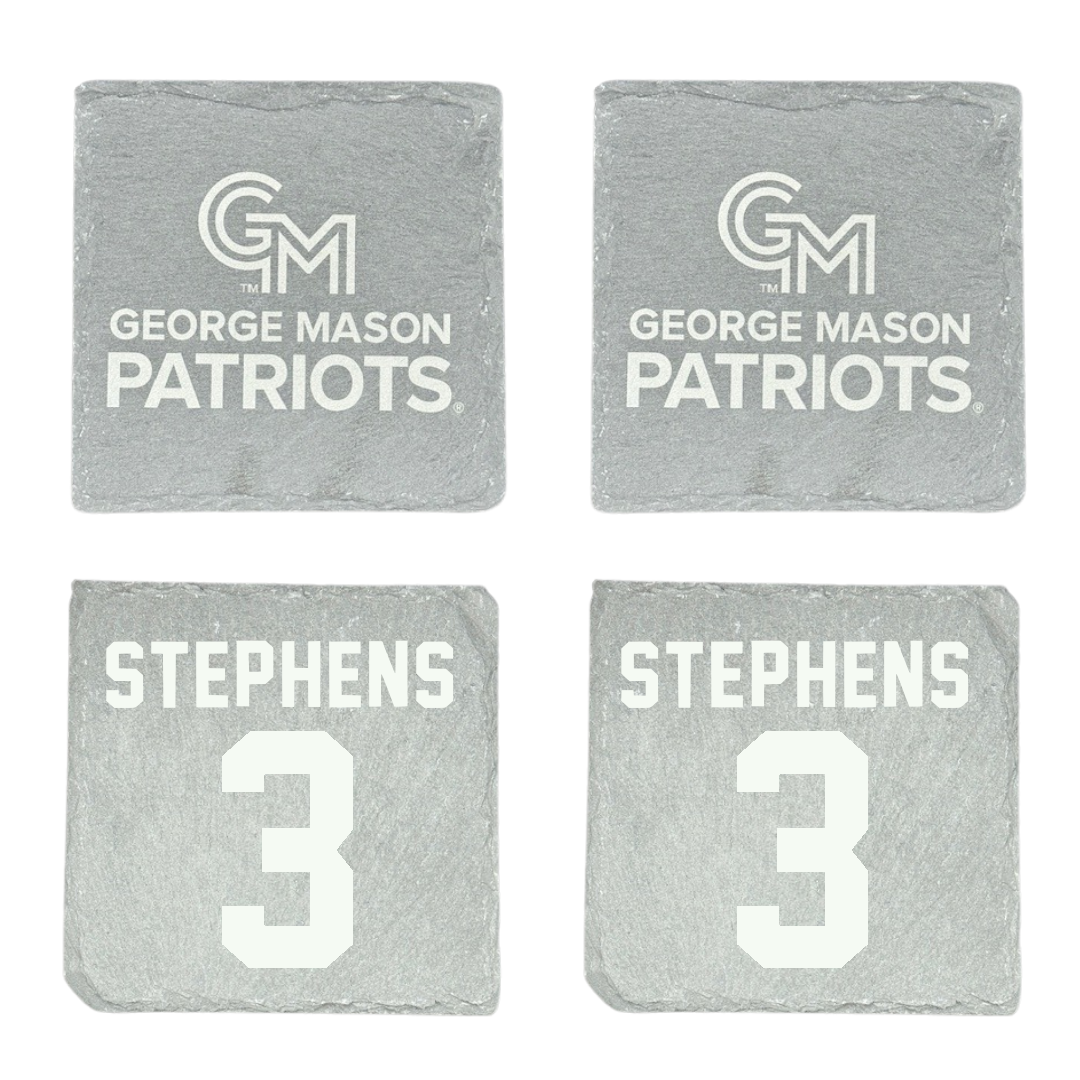 George Mason University Soccer Stone Coaster (4 Pack)  - #3 Levi Stephens