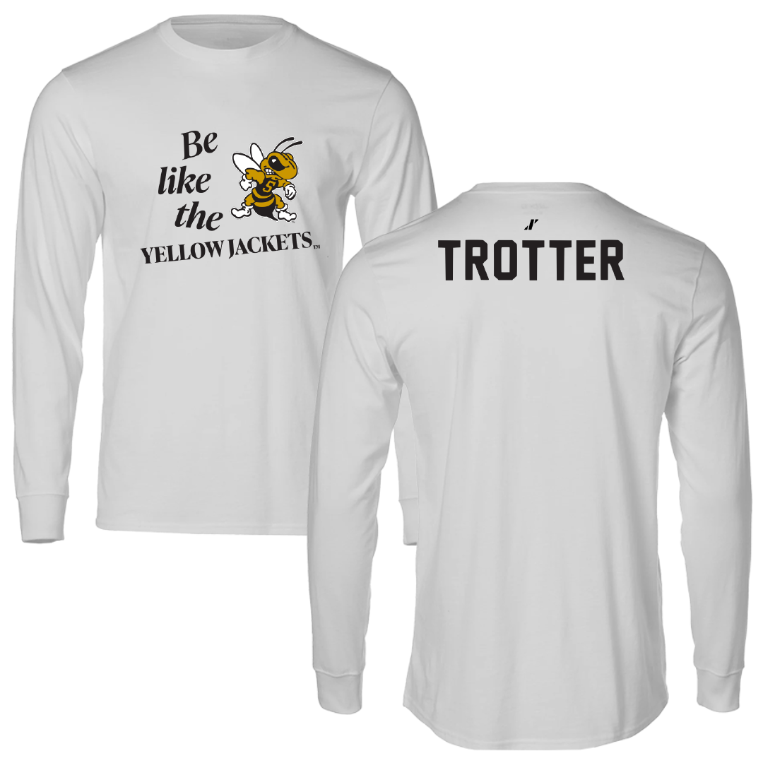 West Virginia State University TF and XC Light Gray Be Like Us Long Sleeve - Caedeon Trotter