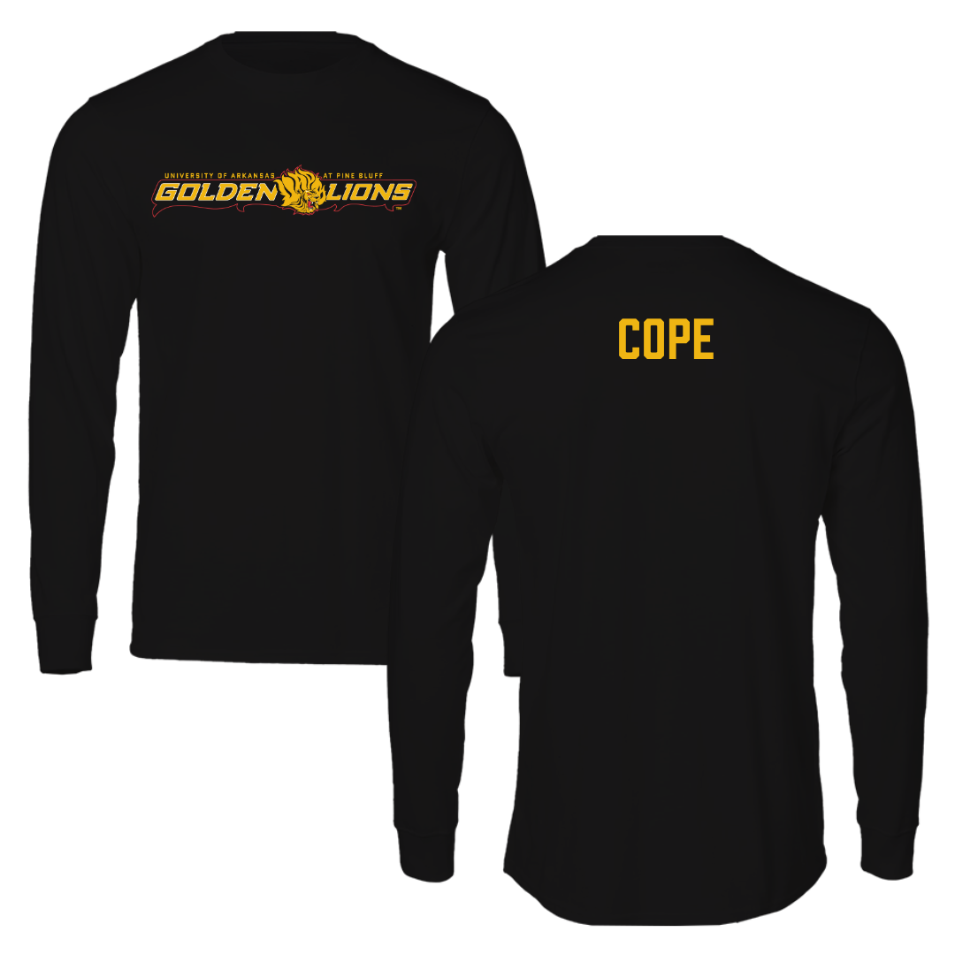 University of Arkansas-Pine Bluff TF and XC Black Performance Long Sleeve - Cheriece Cope