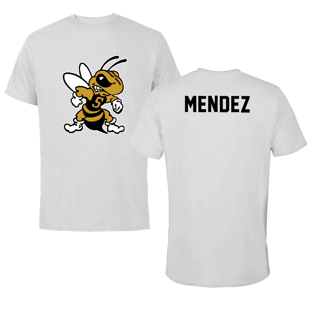 West Virginia State University TF and XC Light Gray Performance Tee - Devon Mendez