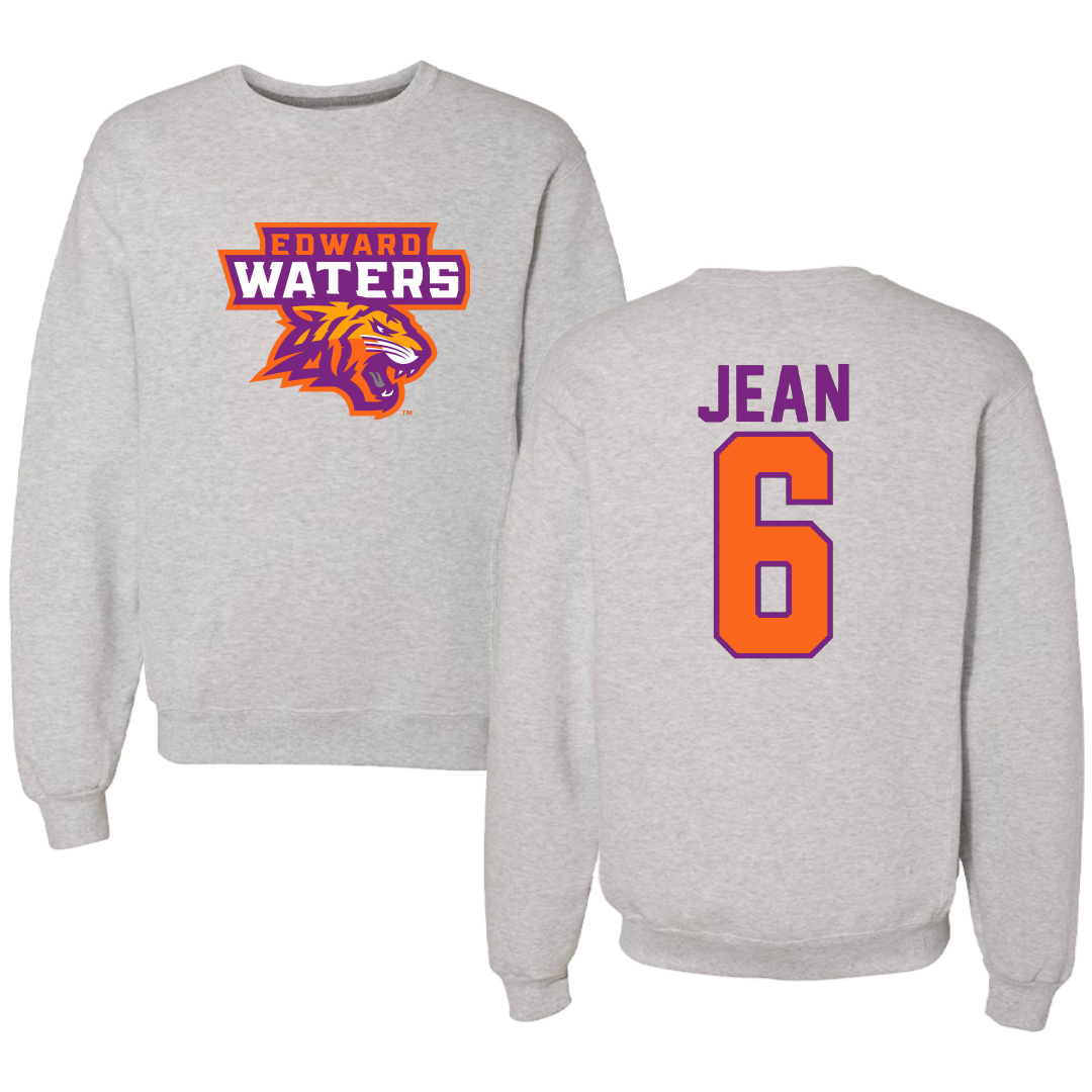 Edward Waters University Volleyball Gray Crewneck - #6 Elijah Jean