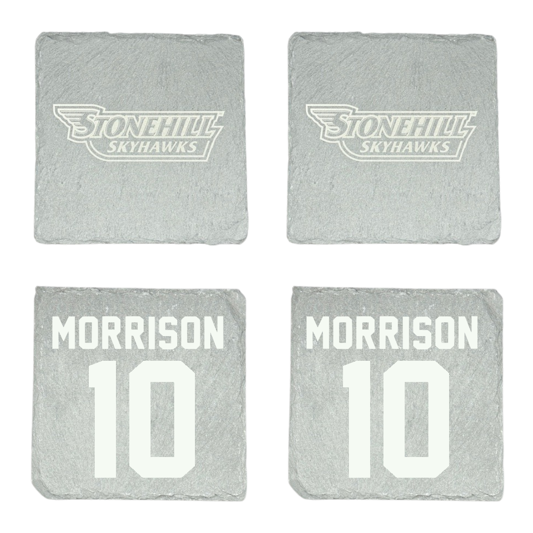 Stonehill College Baseball Stone Coaster (4 Pack)  - #10 Cam Morrison