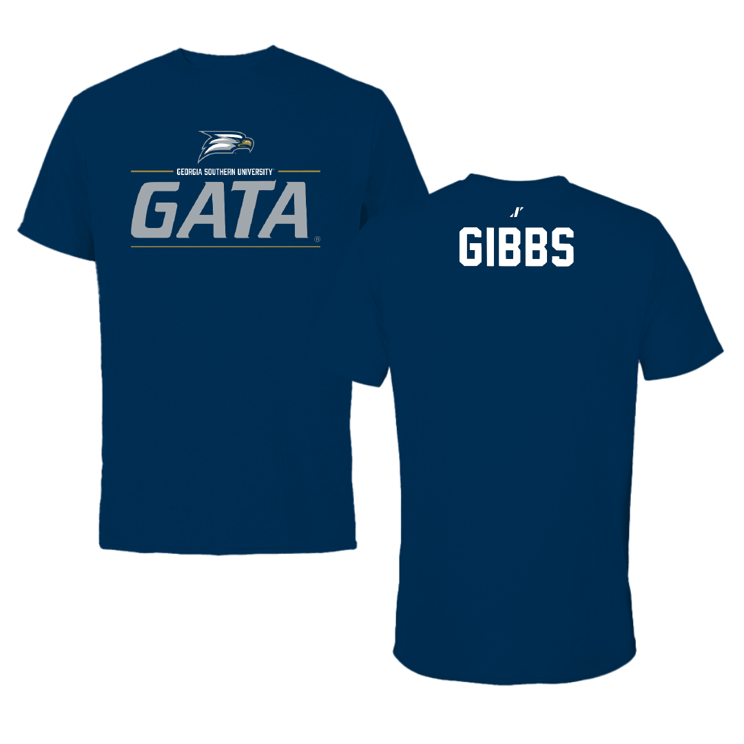Georgia Southern University TF and XC Navy General Performance Tee - Zya Gibbs