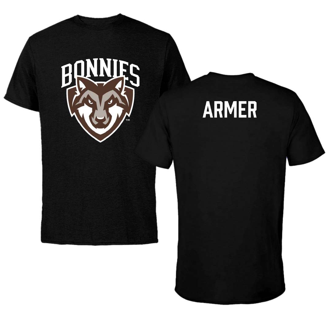 St. Bonaventure University TF and XC Black Tee - Jake Armer