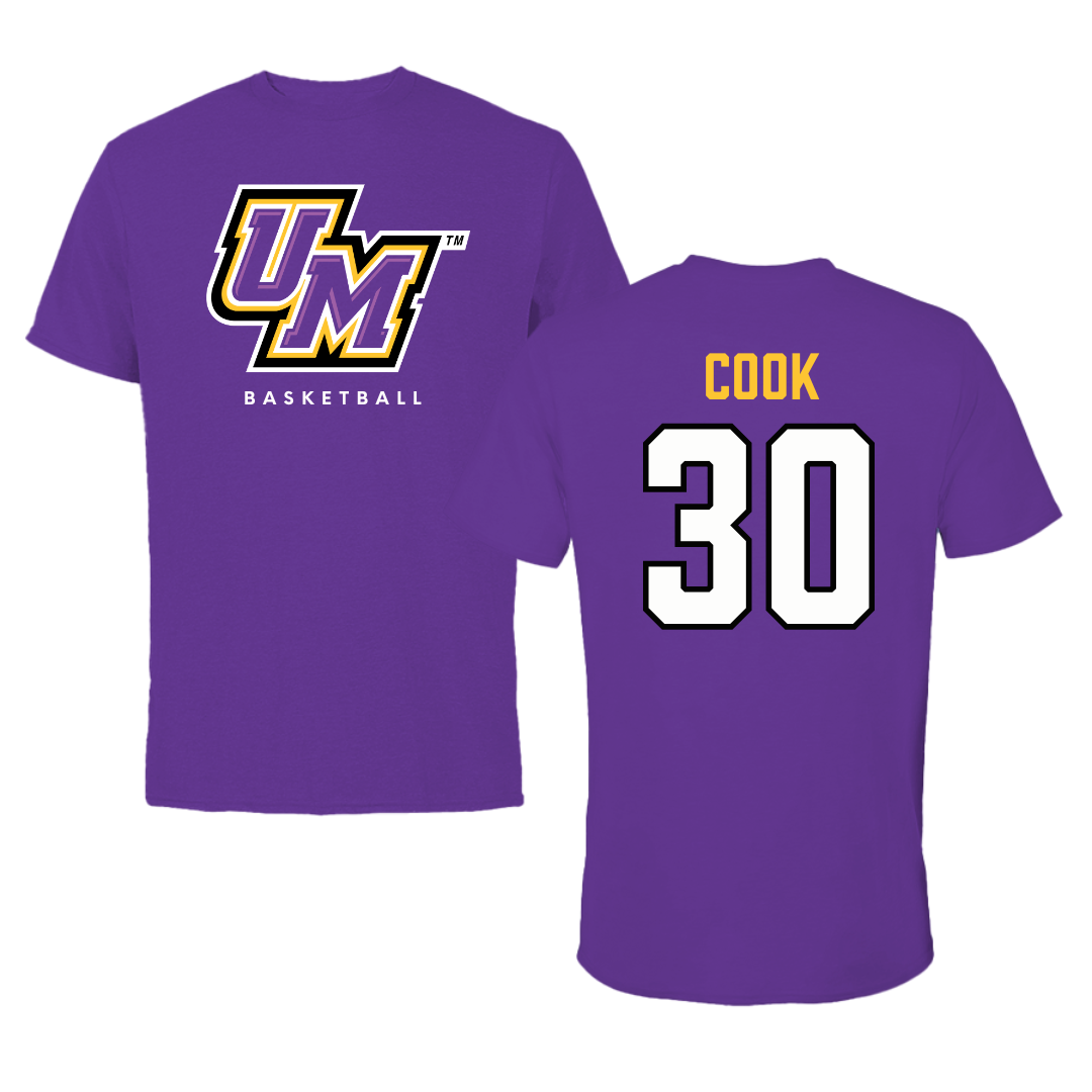 University of Montevallo Basketball Royal Purple Tee - #30 Savannah Cook