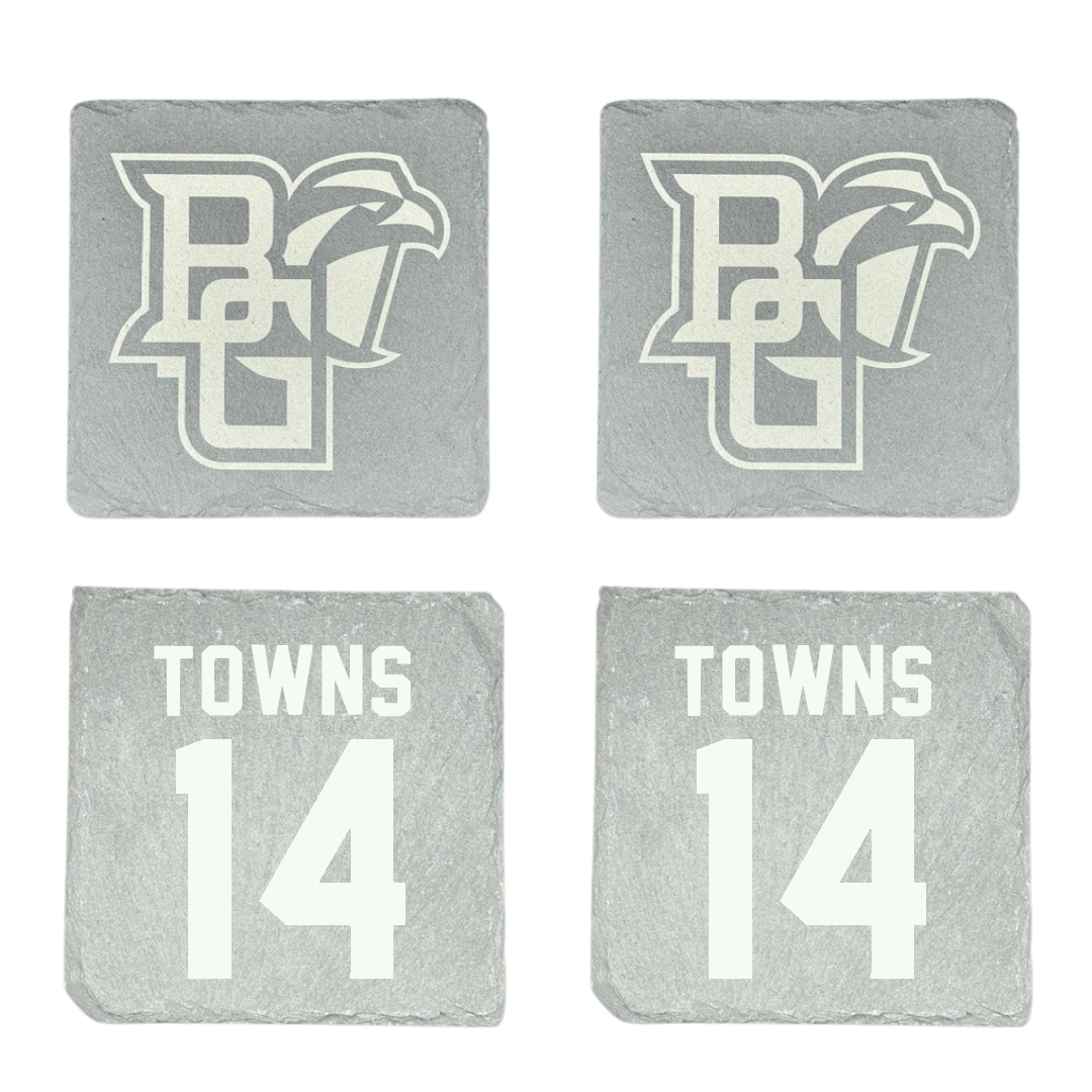 Bowling Green State University Basketball Stone Coaster (4 Pack)  - #14 Sam Towns