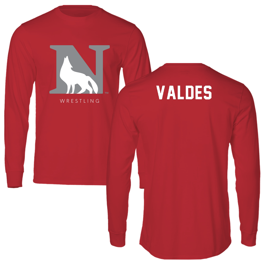Newberry College Wrestling Red Long Sleeve - Ben Valdes