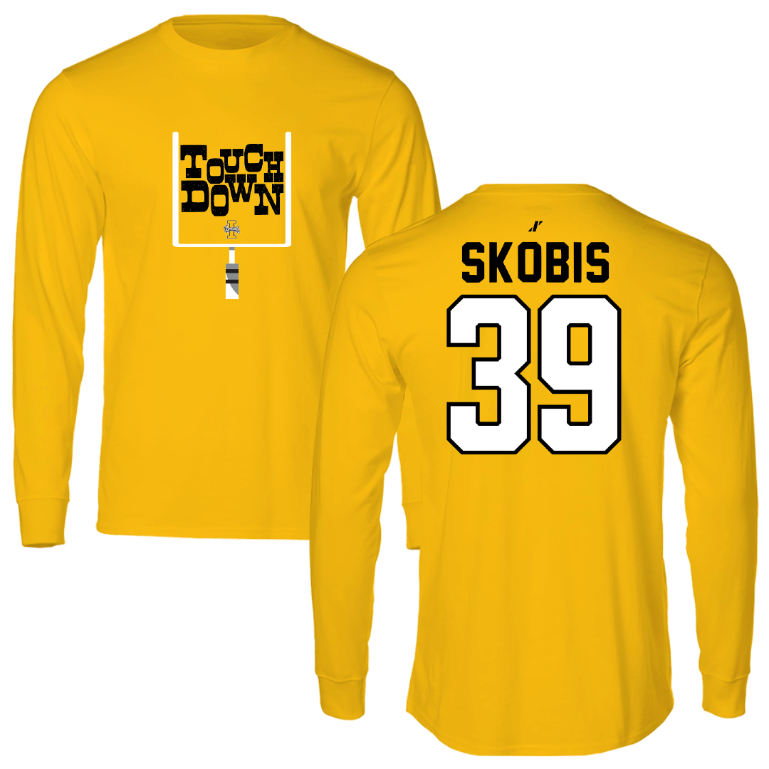 University of Idaho Football Gold Touchdown Performance Long Sleeve - #39 Jacob Skobis