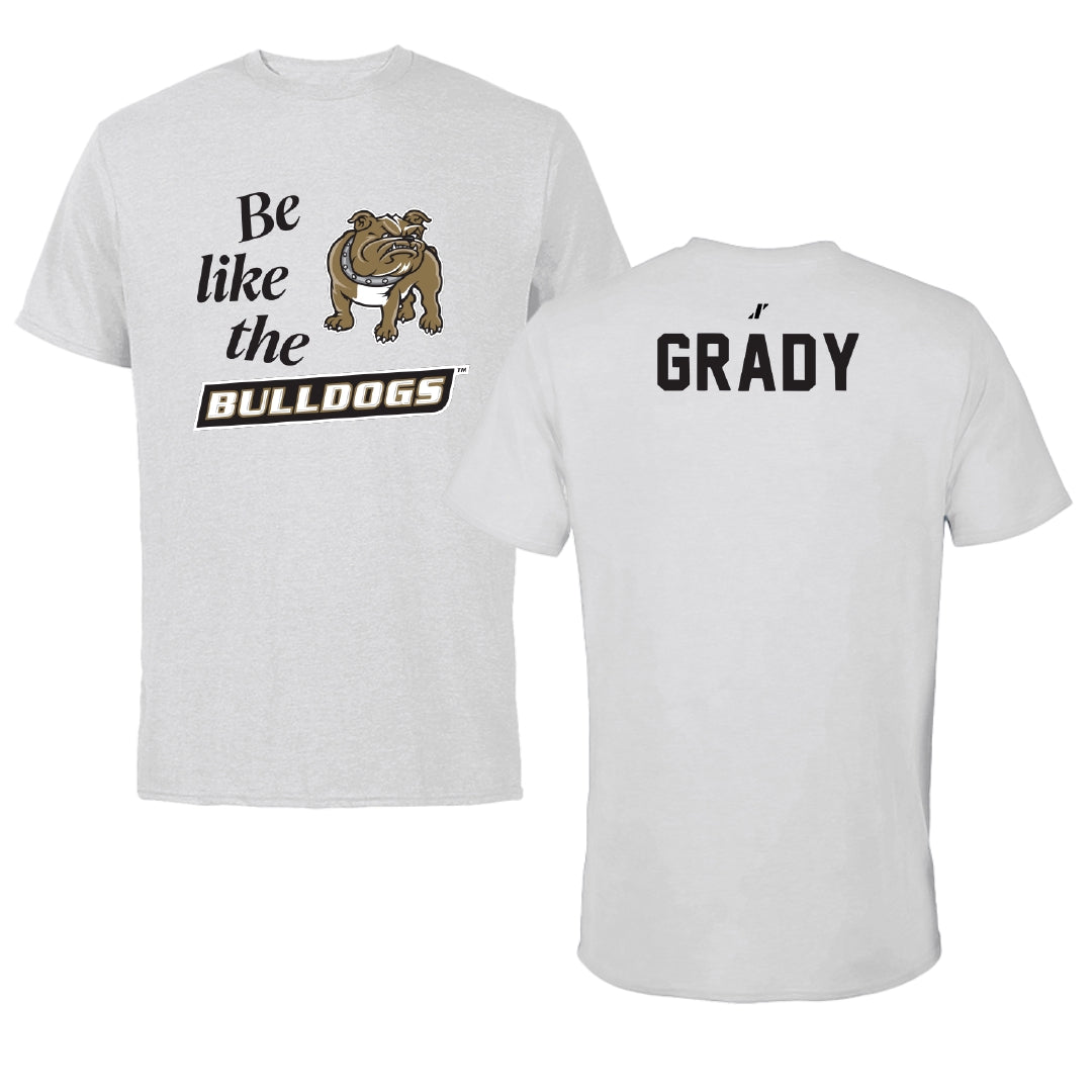 Bryant University Rowing Light Gray Be Like Us Tee - Jordan Grady