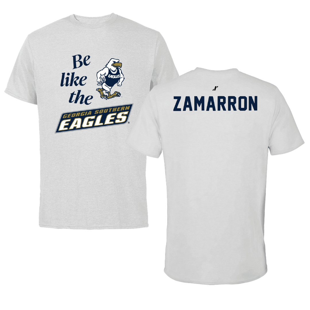 Georgia Southern University Golf Light Gray Be Like Us Tee - Elijah Zamarron