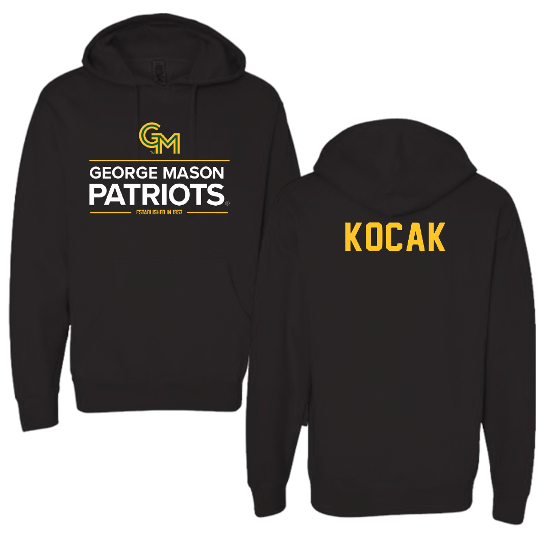 George Mason University Wrestling Black General Hoodie - Tyler Kocak