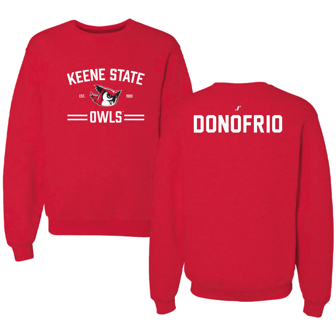 Keene State College Cheer Red General Crewneck - Jade Donofrio
